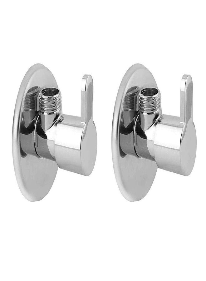 RSP Quality bit® Angle Valve Chrome With Wall Flange (Set of 2) - Image 1